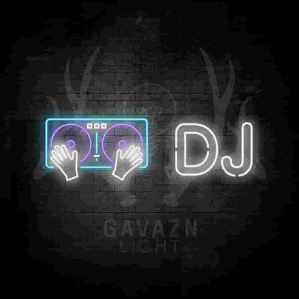 تابلو نئون dj