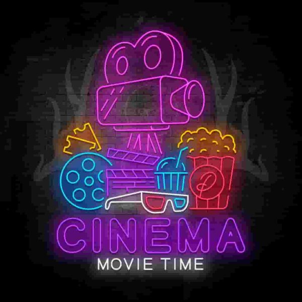 تابلو نئون سینما