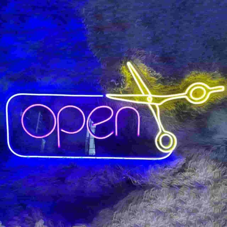 تابلو نئون OPEN