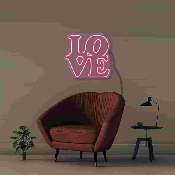 تابلو نئون love