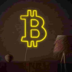 تابلو نئون بیت کوین