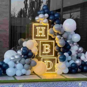 تابلو نئون H B D