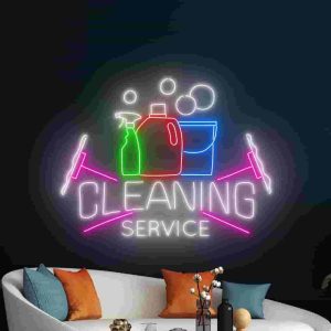 تابلو نئون مواد شوینده