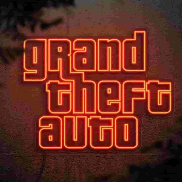 تابلو نئون gta