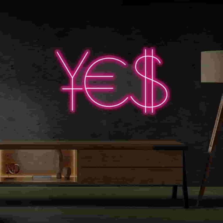 تابلو نئون yes