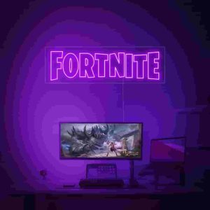 تابلو نئون fortnite