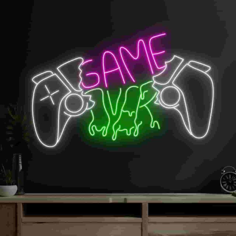 تابلو نئون game over