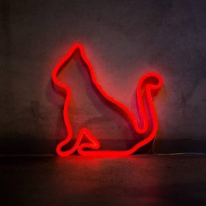تابلو نئون گربه