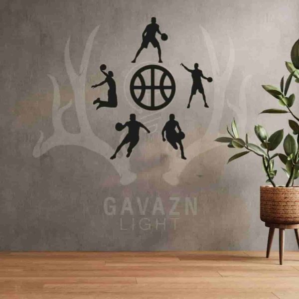 تابلو چوبی پکیج بسکتبالی