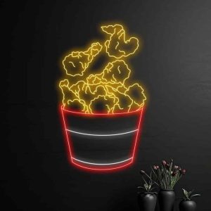 تابلو نئون مرغ سوخاری