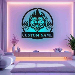 تابلو بک لایت پنجه خرس