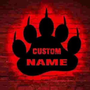 تابلو بک لایت پنجه خرس