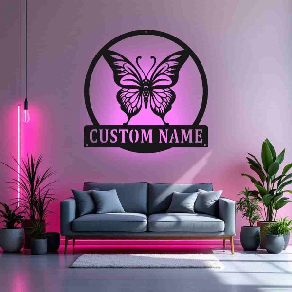 تابلو بک لایت پروانه 2