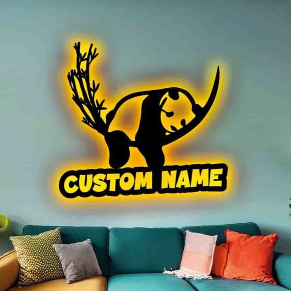 تابلو بک لایت پاندا خسته