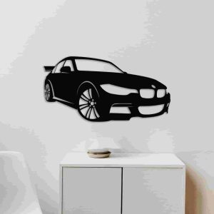 تابلو چوبی ماشین BMW