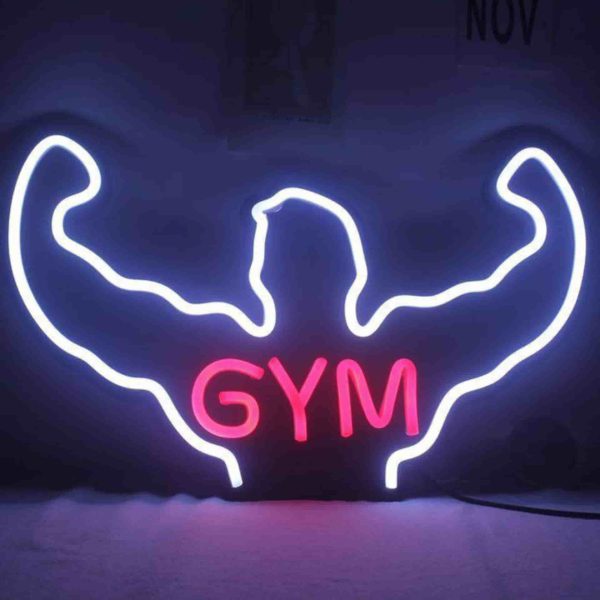 تابلو نئون باشگاه gym