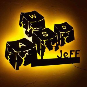 تابلو بک لایت کیبورد گیمرها