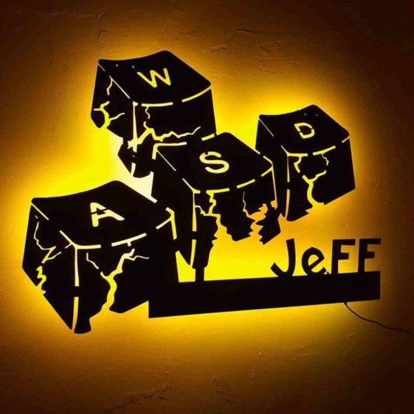 تابلو بک لایت کیبورد گیمرها