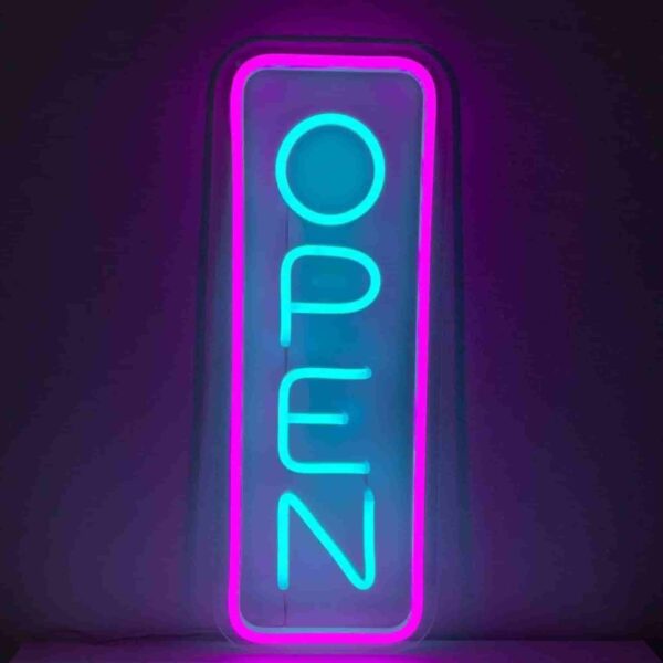 تابلو نئون open
