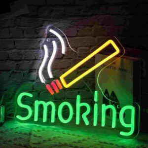 تابلو نئون استعمال دخانیات