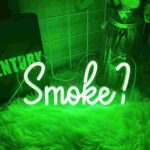 تابلو نئون نوشته smoke