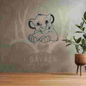 تابلو چوبی شیر شاه