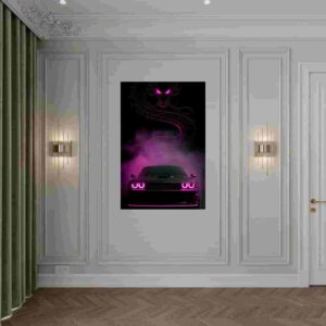 فتو نئون ماشین اسپرت