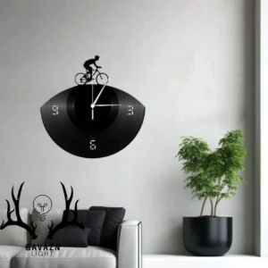 ساعت دیواری دوچرخه سواری