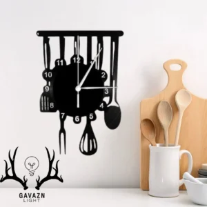 ساعت دیواری طرح آشپزی