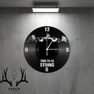 ساعت دیواری طرح بدنسازی