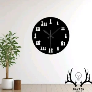 ساعت دیواری طرح شطرنج