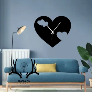 ساعت دیواری طرح قلب