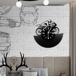 ساعت دیواری طرح موتور سازی