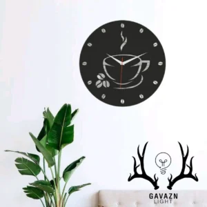 ساعت دیواری طرح کافه