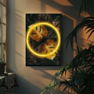 قیمت تابلو فتو نئون برگ