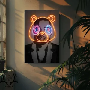 خرید فتو نئون انتزاعی پاندا