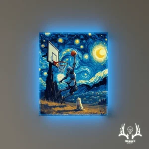 تابلو بک لایت شوالیه بسکتبالیست