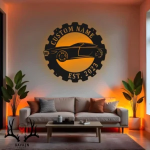 تابلو بک لایت ماشین اسپرت