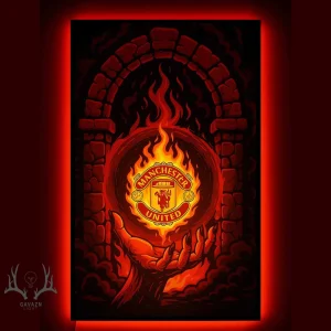 تابلو لوگو منچستر یونایتد