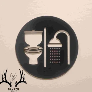 تابلو راهنما حمام