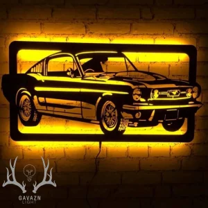 تابلو بک لایت ماشین قدیمی 2