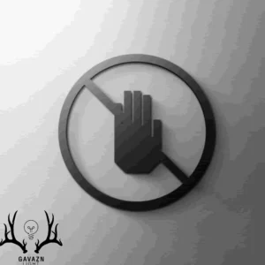 تابلو ورود ممنوع