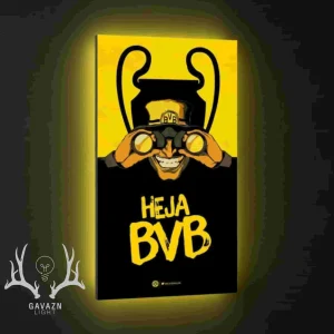 تابلو بک لایت طرفدارهای دورتموند