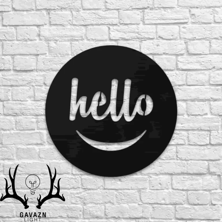 تابلو چوبی سلام