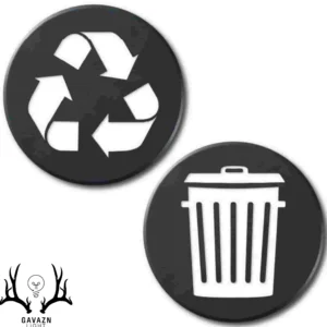 تابلو محل آشغال های بازیافتی