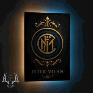 تابلو بک لایت لوگو قدیمی اینتر میلان
