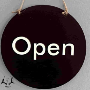 تابلو چوبی open