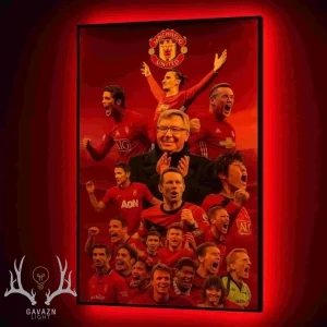 تابلو بک لایت اسطورهای منچستر یونایتد