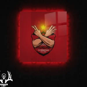 تابلو بک لایت شیش تای پرسپولیس