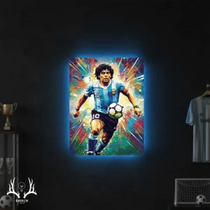 تابلو بک لایت مارادونا